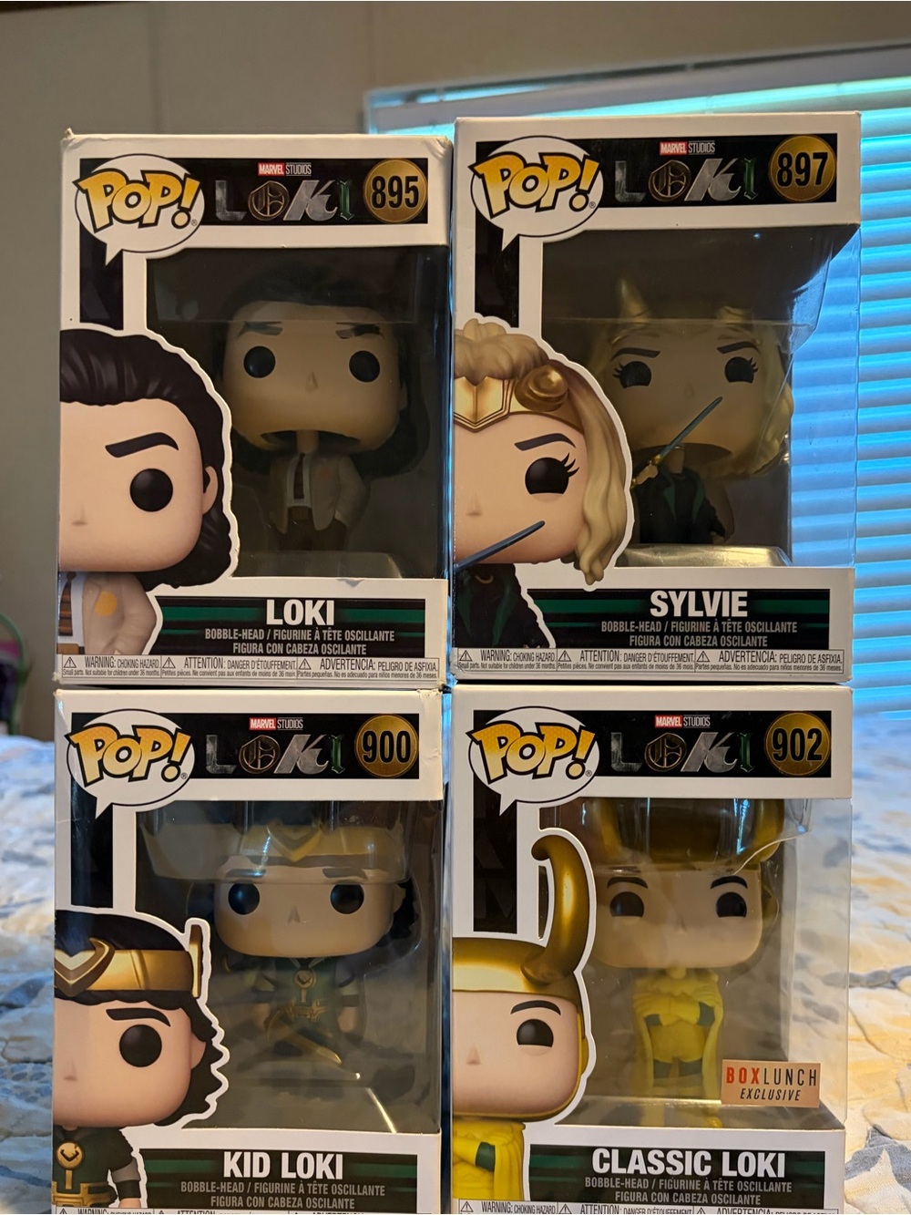 Lot of Loki Funko Pops